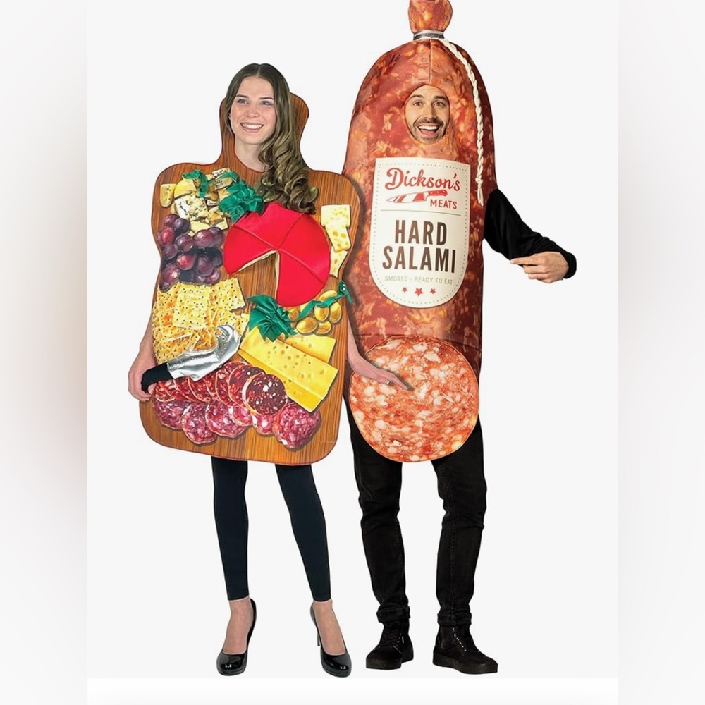 Rasta Imposta Halloween Costume, Charcuterie Board & Hard Salami